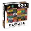 Vintage License Plates 500 Piece Puzzle