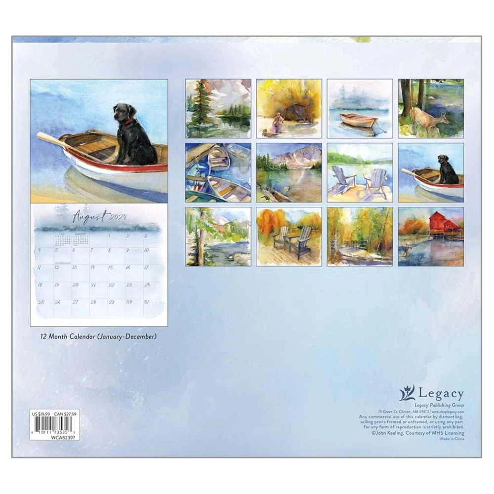 Life At The Lake 2024 Wall Calendar 4 Life At The Lake 2024 Wall Calendar - Image 2