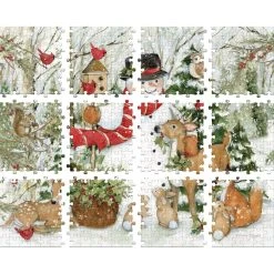 Woodland Snowman Christmas Countdown Puzzle -Calendars Store 70f88f65 b7fb 4c08 aa61 f23c28356ee0