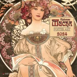Mucha Poster Art 2024 Wall Calendar