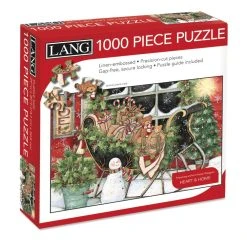 Santa's Sleigh 1000 Piece Puzzle By Susan Winget
