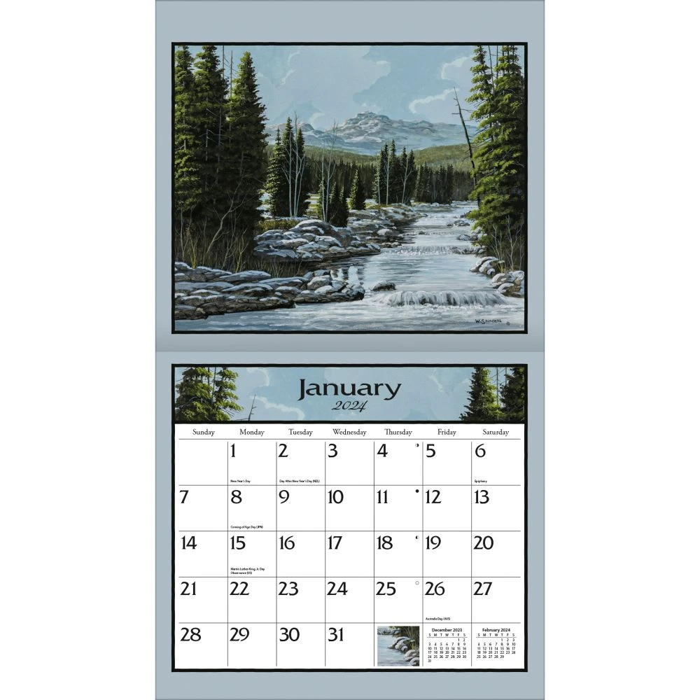 Lure Of The Outdoors 2024 Wall Calendar 5 Lure Of The Outdoors 2024 Wall Calendar - Image 3