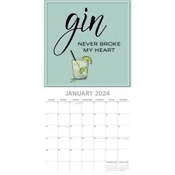 Gin 2024 Wall Calendar -Calendars Store 78f70916 dc24 4cfe 9535 aadb9a58daf3