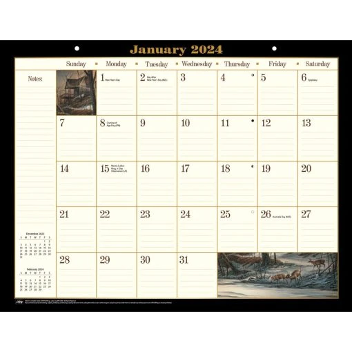Terry Redlin 2024 Desk Pad -Calendars Store 7a401202 3869 4ad5 afd7 9fad78438ced
