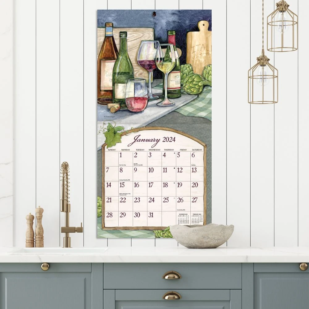 Wine Cellar 2024 Wall Calendar 6 Wine Cellar 2024 Wall Calendar - Image 4