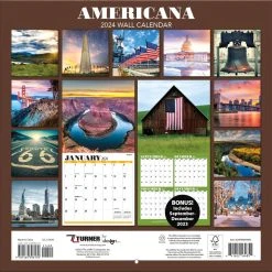 Americana Photo 2024 Wall Calendar -Calendars Store 7c2474c4 8d73 47e5 be9e a7479f60be74