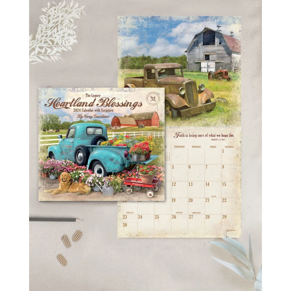 Heartland Blessings 2024 Wall Calendar 6 Heartland Blessings 2024 Wall Calendar - Image 4