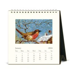 Birds Vintage 2024 Easel Desk Calendar -Calendars Store 81f97737 56cb 483a 8fb2 b7a30f6e6e0d