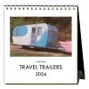 Travel Trailers 2024 Easel Desk Calendar