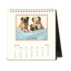 Dogs Vintage 2024 Easel Desk Calendar -Calendars Store 83dc6121 2c4f 4f27 832e a29a2b962622
