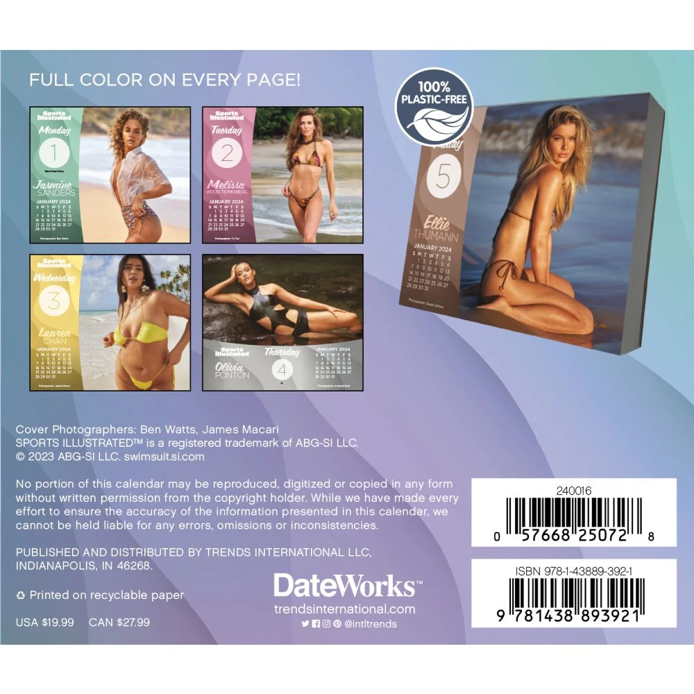 Sports Illustrated 2024 Desk Calendar 4 Sports Illustrated 2024 Desk Calendar - Image 2