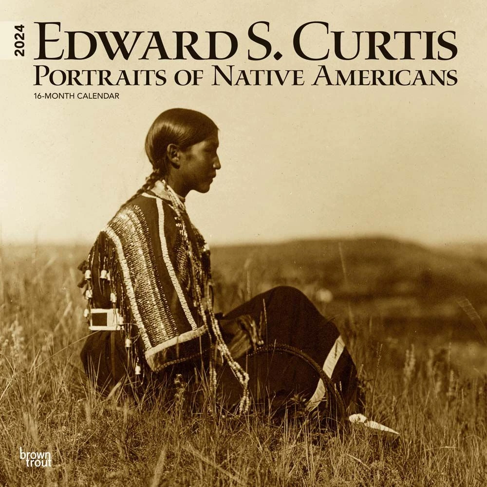 Edward S. Curtis: Portraits Of A Native American 2024 Wall Calendar 3 Edward S. Curtis: Portraits Of A Native American 2024 Wall Calendar