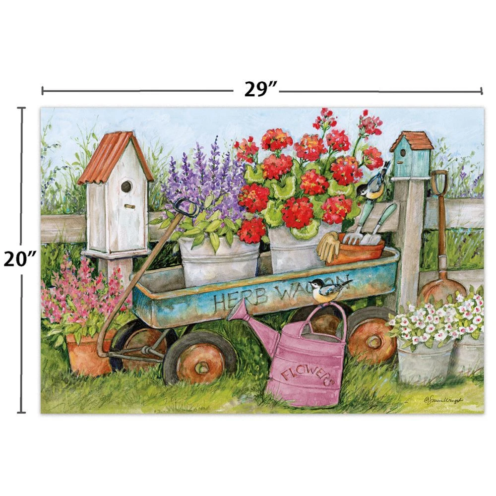 Blue Wagon 1000 Piece Puzzle By Susan Winget 7 Blue Wagon 1000 Piece Puzzle By Susan Winget - Image 5