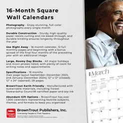 Obama President 2024 Wall Calendar -Calendars Store 96f28c33 8a38 4a0b af06 cfb10e51e2ea