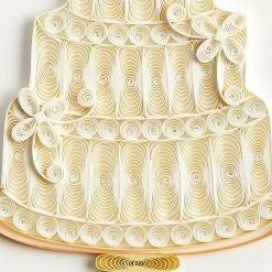 Cake Quilling Wedding Card -Calendars Store 9cbec4f7 5bc0 4b8c abe8 70f16ee552d1