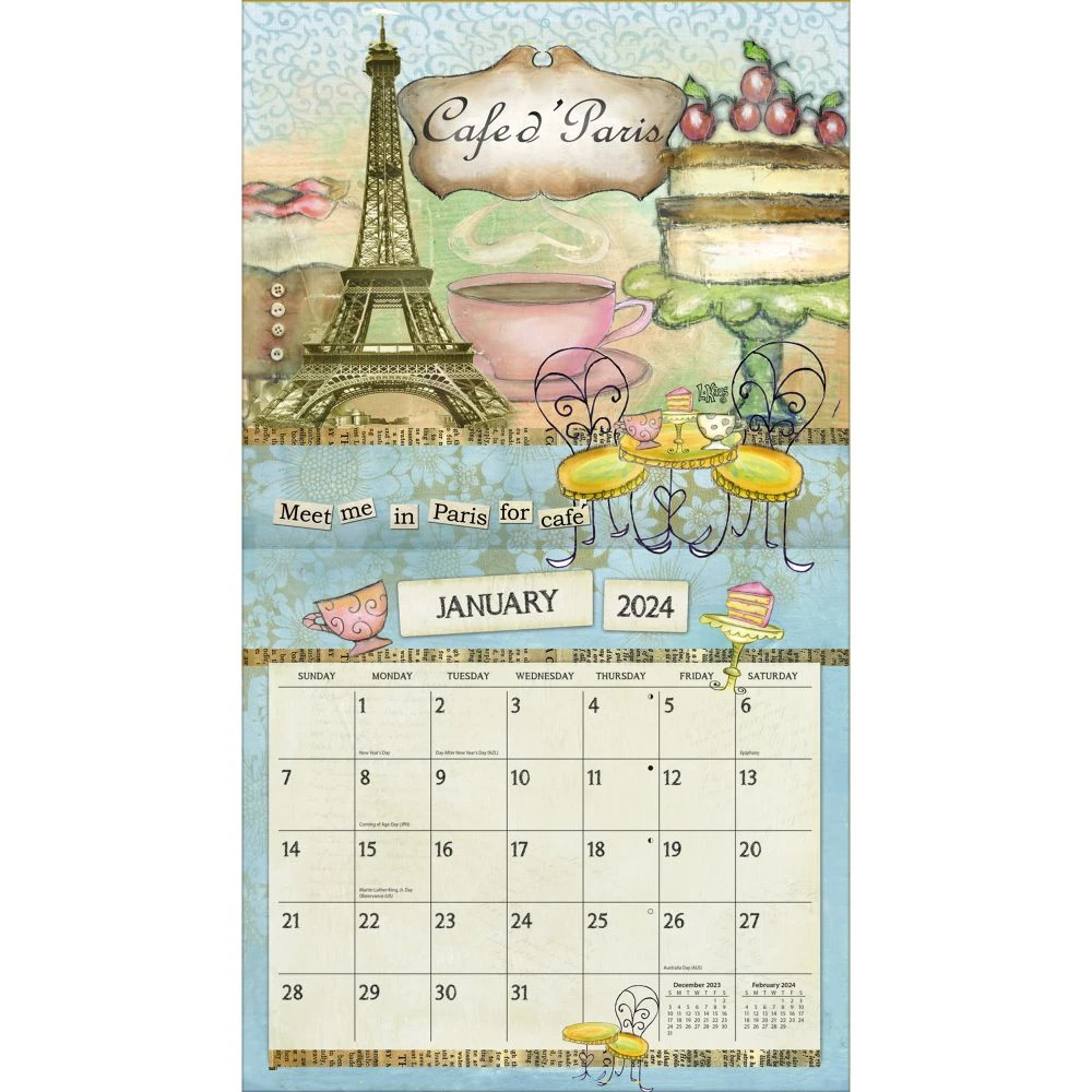 Color My World 2024 Wall Calendar 5 Color My World 2024 Wall Calendar - Image 3