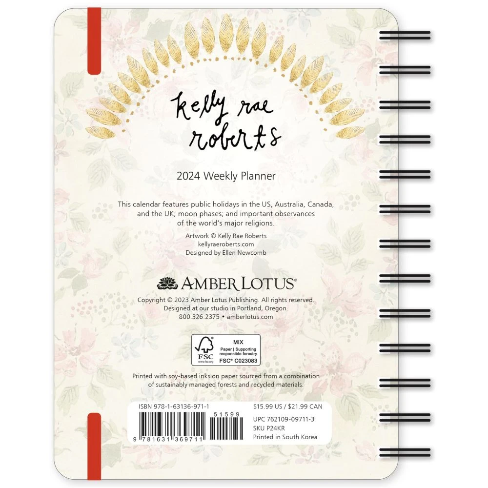 Kelly Rae Roberts 2024 Weekly Planner 4 Kelly Rae Roberts 2024 Weekly Planner - Image 2