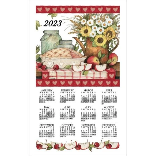 Apple Pie 2023 Calendar Towel -Calendars Store IMG 0 202300000670