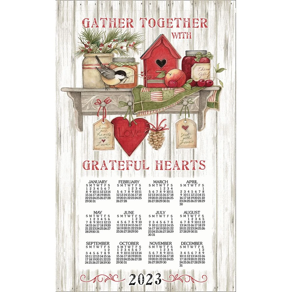 Kitchen Sentiments 2023 Calendar Towel 3 Kitchen Sentiments 2023 Calendar Towel