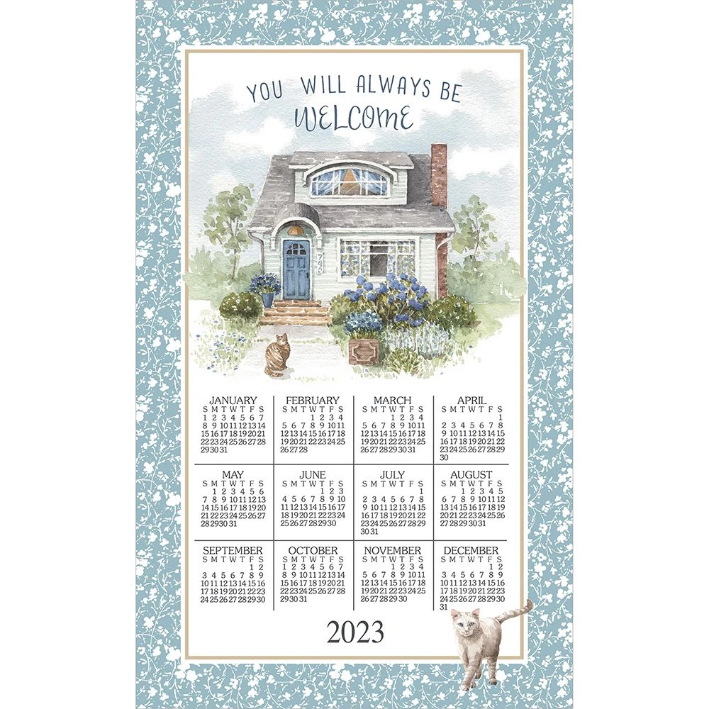 Welcome Home 2023 Calendar Towel 3 Welcome Home 2023 Calendar Towel