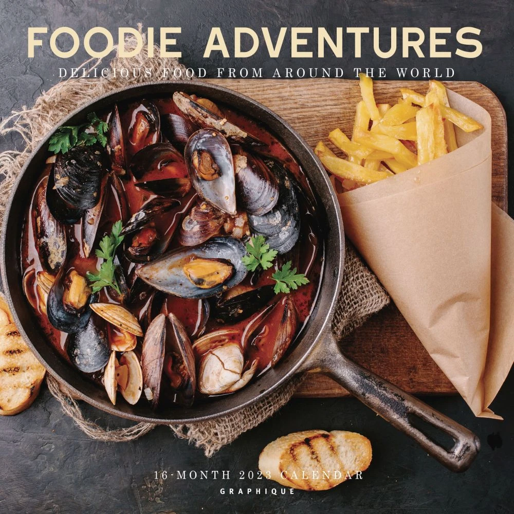 Foodie Adventures 2023 Wall Calendar 3 Foodie Adventures 2023 Wall Calendar