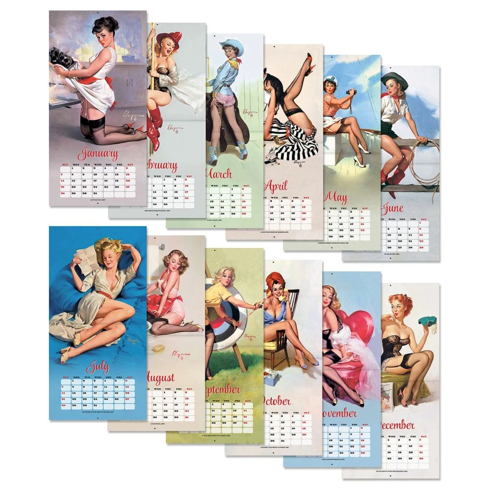 Pin-Up Girls 2024 Wall Calendar 5 Pin-Up Girls 2024 Wall Calendar - Image 3