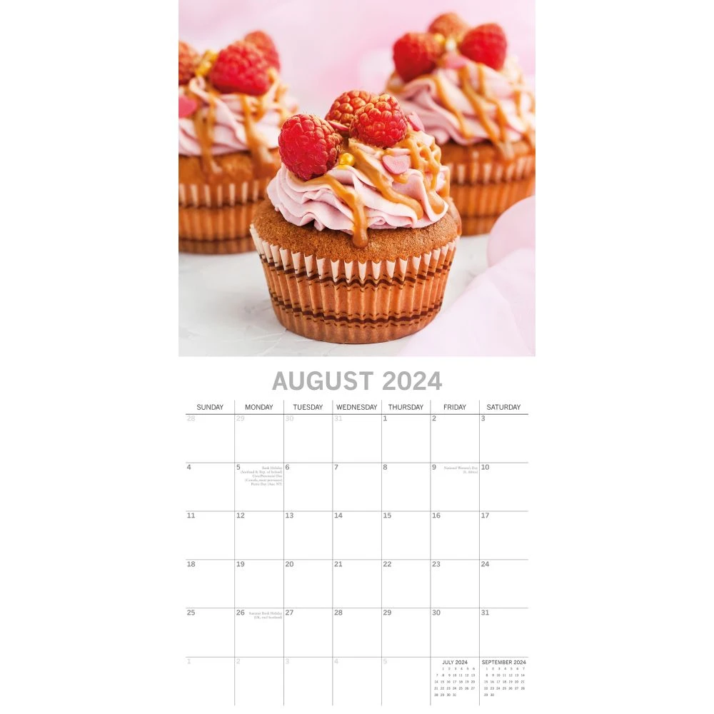 Cupcakes 2024 Wall Calendar 5 Cupcakes 2024 Wall Calendar - Image 3