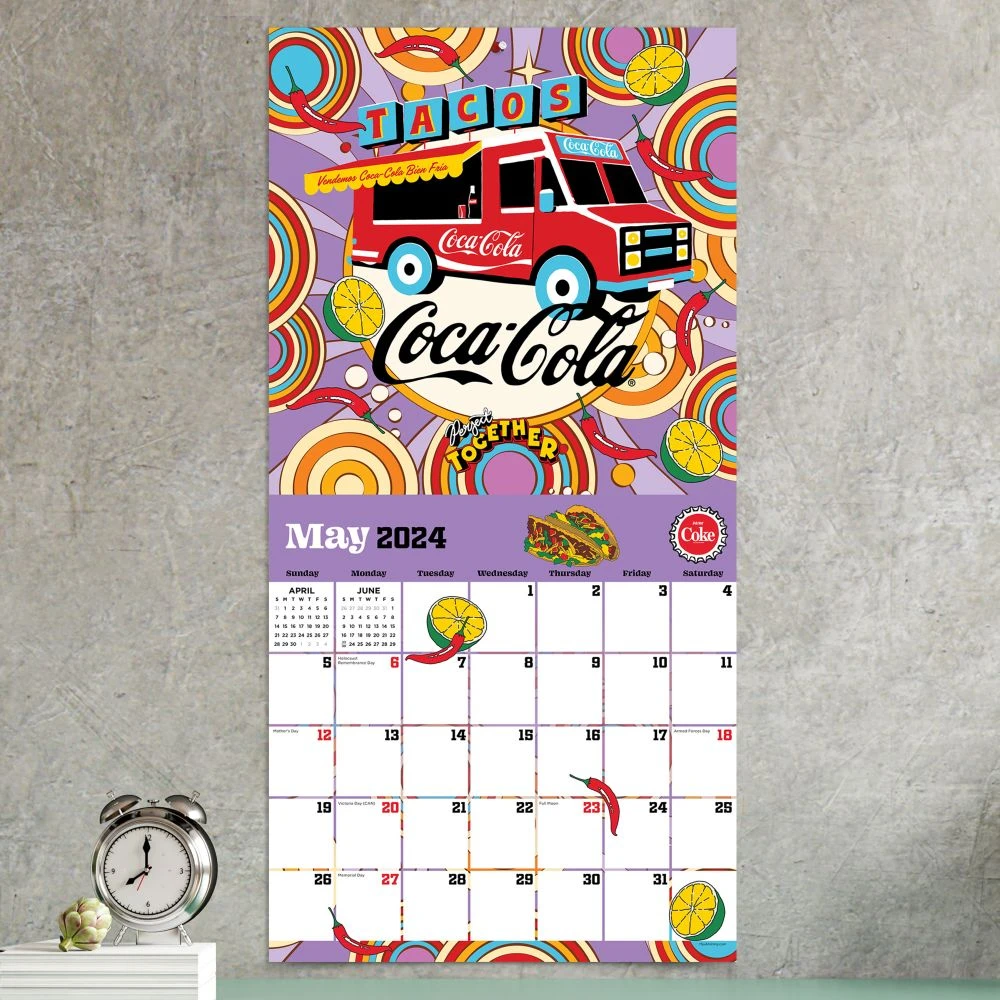 Coca Cola Highway 66 2024 Wall Calendar 6 Coca Cola Highway 66 2024 Wall Calendar - Image 4