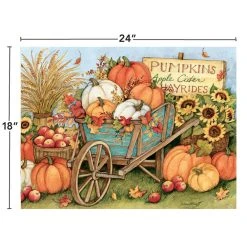 Harvest Wheelbarrow 500 Piece Puzzle By Susan Winget -Calendars Store a545a553 3661 4535 9f53 a0fcb7809bf2