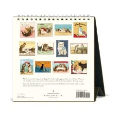 Cats Vintage 2024 Easel Desk Calendar -Calendars Store a6ca2b20 ba37 4bbd 8577 00827c58e522