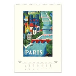 Vintage Travel Art 2024 Poster Wall Calendar -Calendars Store a89a4351 3d54 4048 8a0a 57841f286df9