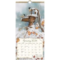 Songbirds Vertical 2024 Wall Calendar -Calendars Store ad38283c c824 473c 93af 6486c784e680