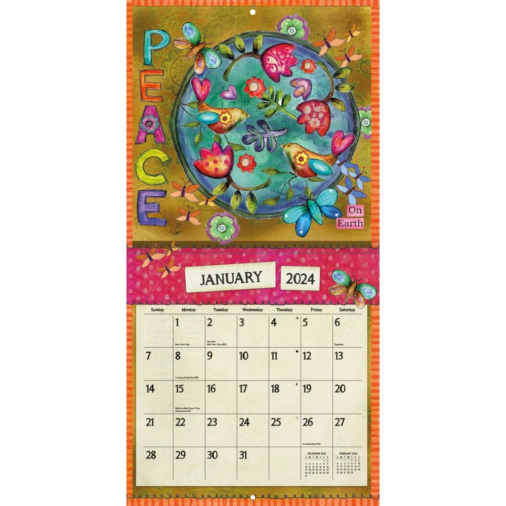 Embrace The Day 2024 Wall Calendar 5 Embrace The Day 2024 Wall Calendar - Image 3
