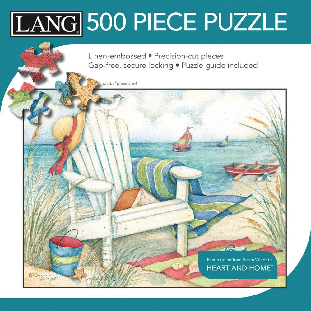 Just Beachy 500 Piece Puzzle By Susan Winget 5 Just Beachy 500 Piece Puzzle By Susan Winget - Image 3