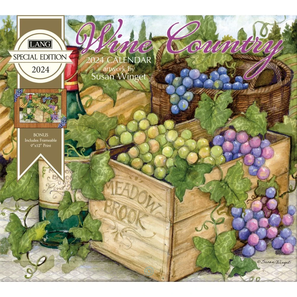 Wine Country Special Edition 2024 Wall Calendar 3 Wine Country Special Edition 2024 Wall Calendar