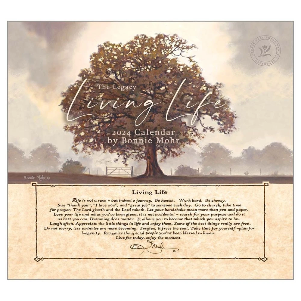 Living Life 2024 Wall Calendar 3 Living Life 2024 Wall Calendar