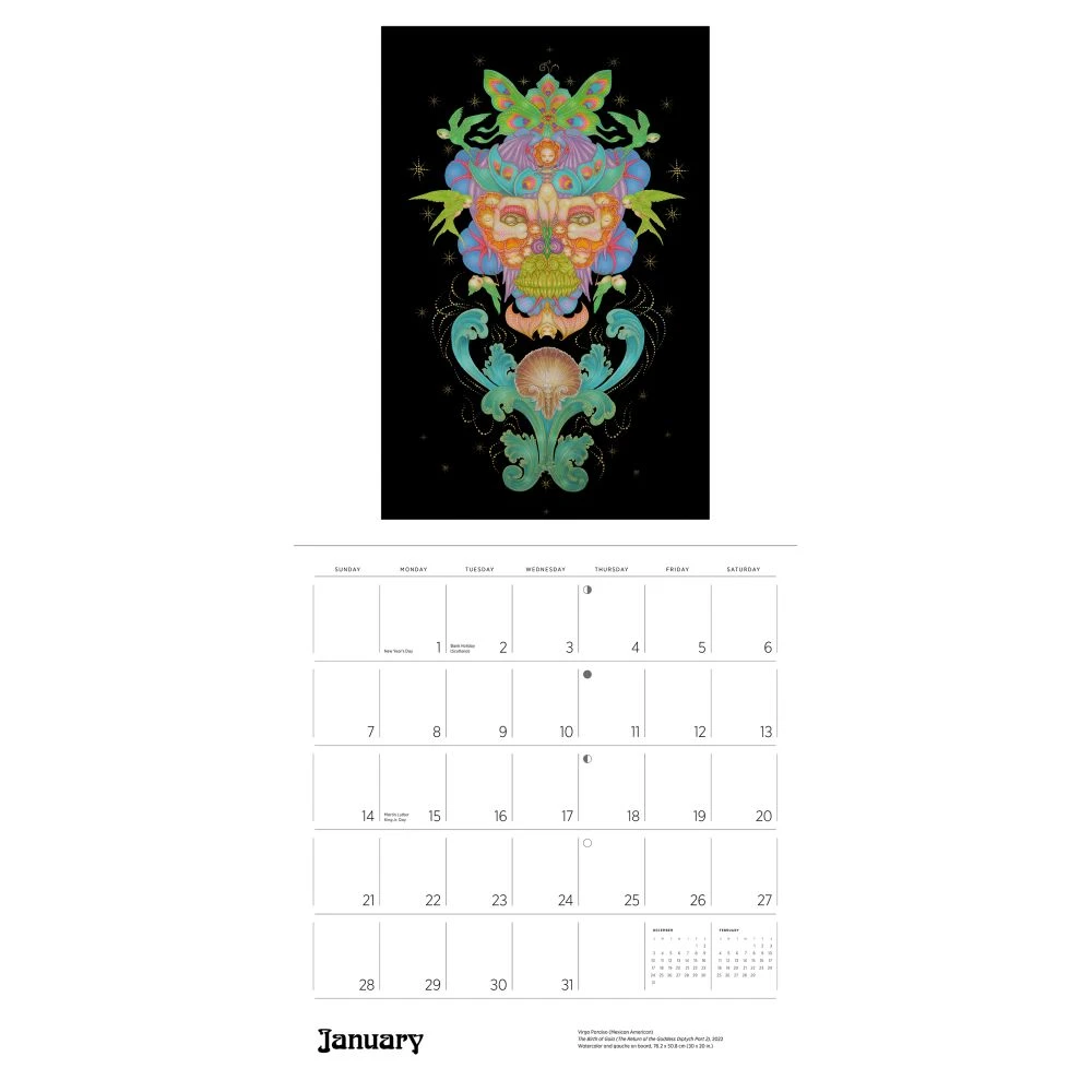 Rodriguez Inmortalidad 2024 Wall Calendar 5 Rodriguez Inmortalidad 2024 Wall Calendar - Image 3