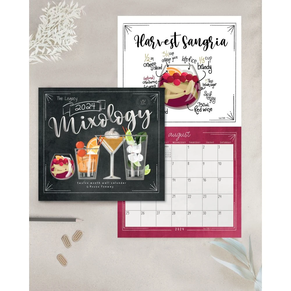 Mixology 2024 Wall Calendar 6 Mixology 2024 Wall Calendar - Image 4