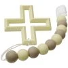 Cross & Bead Silicone Teether
