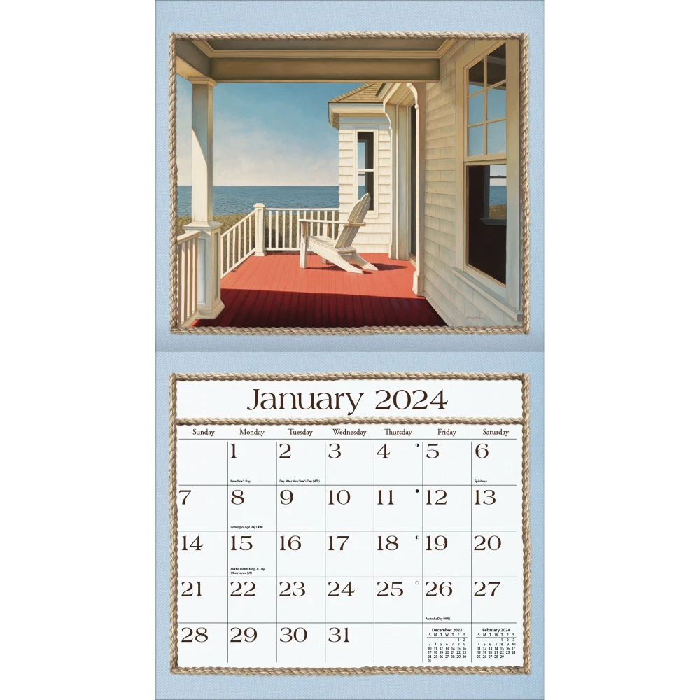 Seaside 2024 Wall Calendar 5 Seaside 2024 Wall Calendar - Image 3