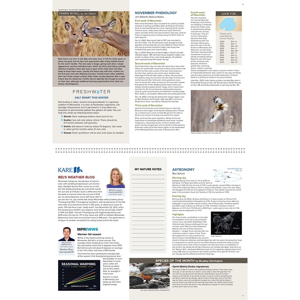 Minnesota Weatherguide 2024 Wall Calendar 5 Minnesota Weatherguide 2024 Wall Calendar - Image 3