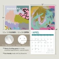 Abstract Art By Justin Victoria 2024 Wall Calendar -Calendars Store c787f30d 1a3f 466a 95c4 1ea01cf5da58