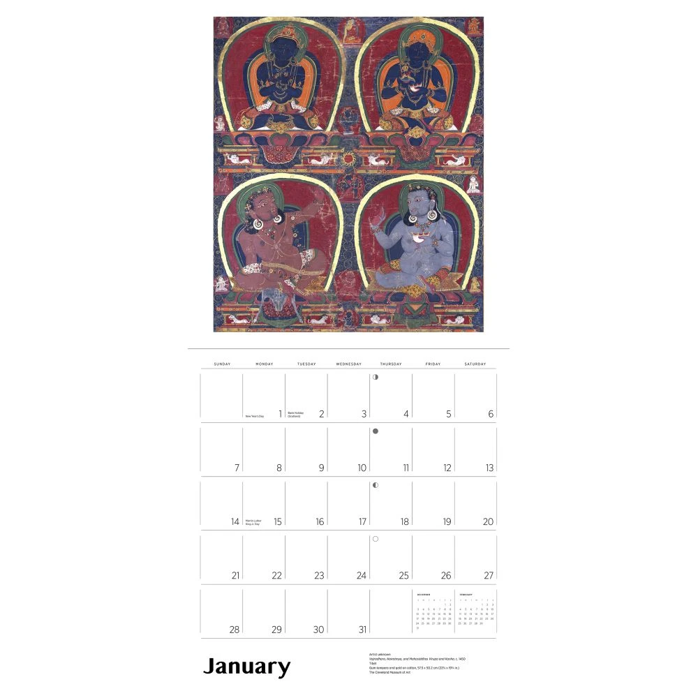 Buddhist Mandalas 2024 Wall Calendar 5 Buddhist Mandalas 2024 Wall Calendar - Image 3