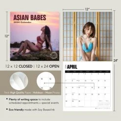 Asian Babes 2024 Wall Calendar -Calendars Store d1565729 51a2 466b 8e64 13a9691e9dfd