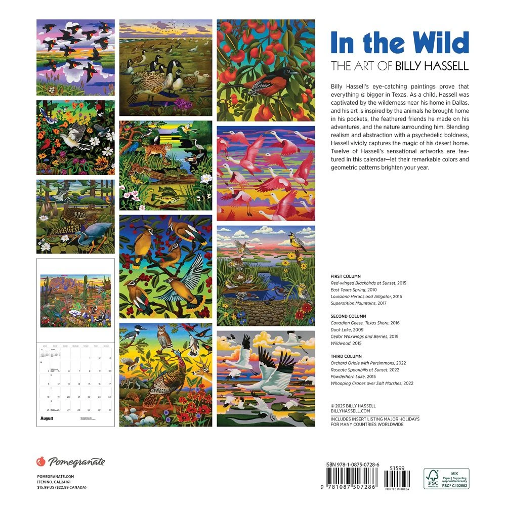 Hassell In The Wild 2024 Wall Calendar 4 Hassell In The Wild 2024 Wall Calendar - Image 2
