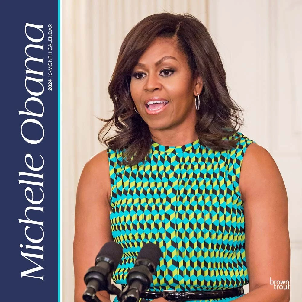 Michelle Obama 2024 Wall Calendar 3 Michelle Obama 2024 Wall Calendar