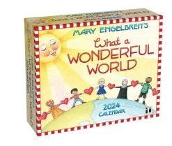 Mary Engelbreit's 2024 Desk Calendar: What A Wonderful World