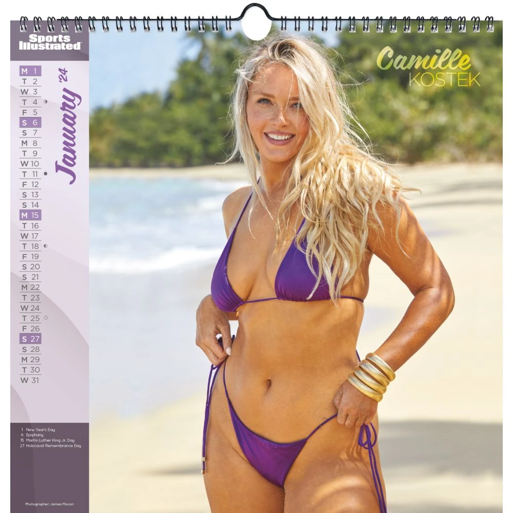 Sports Illustrated Swimsuit 2024 Deluxe Wall Calendar 5 Sports Illustrated Swimsuit 2024 Deluxe Wall Calendar - Image 3