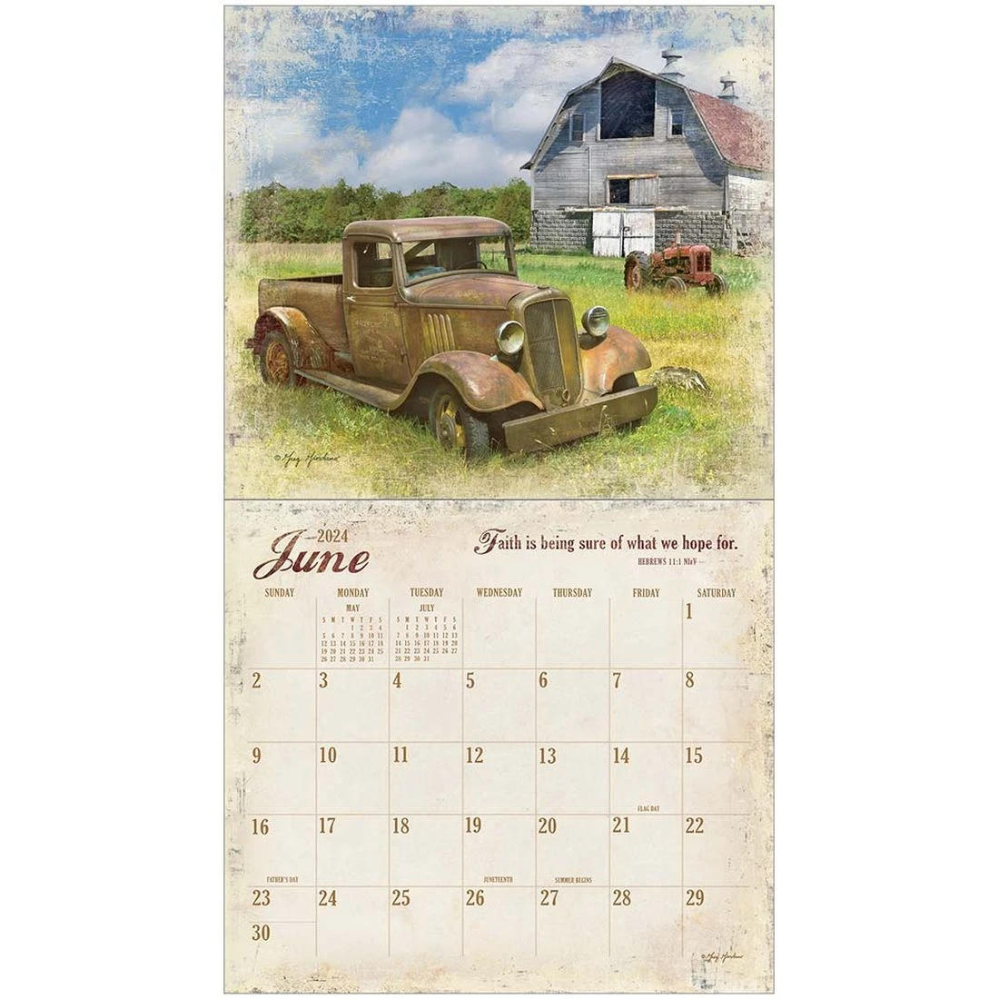 Heartland Blessings 2024 Wall Calendar 5 Heartland Blessings 2024 Wall Calendar - Image 3
