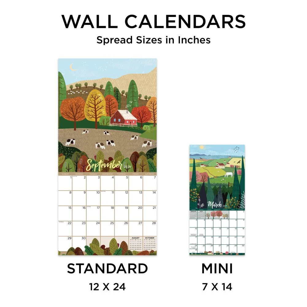 Folk Love 2024 Wall Calendar 8 Folk Love 2024 Wall Calendar - Image 6